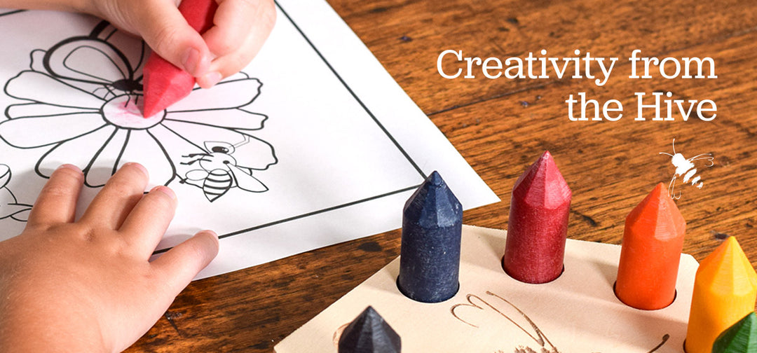 Children’s Art Making with Beeswax Crayons