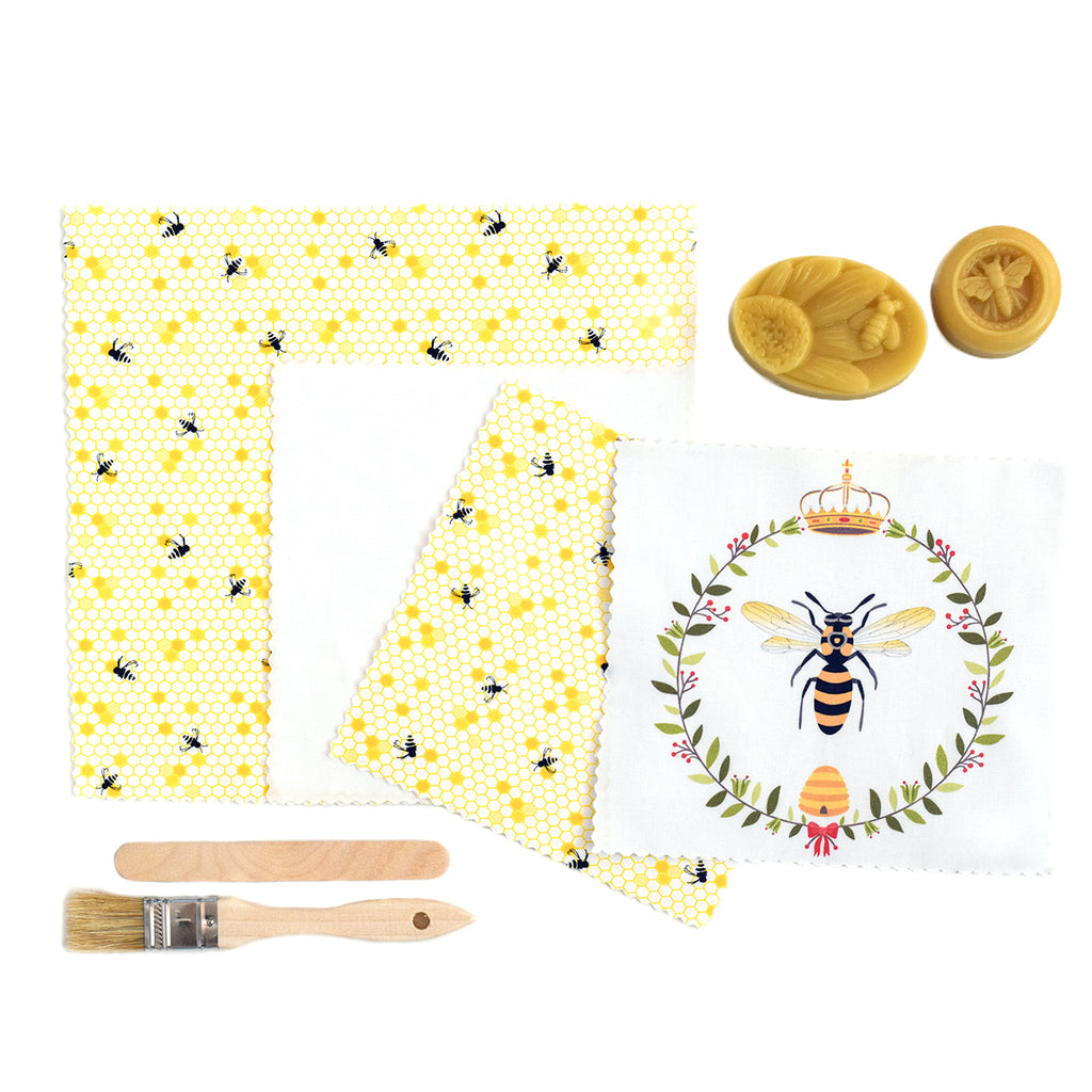 DIY Beeswax Food Wrap Kit - Queen Bee