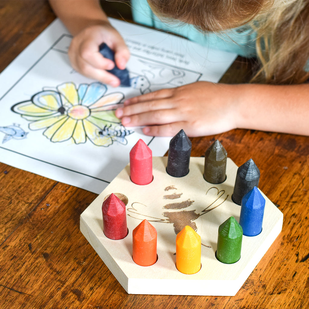 DIY All Natural Beeswax Crayons - Squirrelly Minds